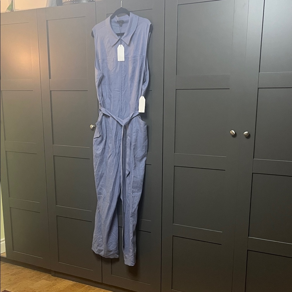 Universal Standard Blue Sleeveless Jumpsuit US Large - 22-24